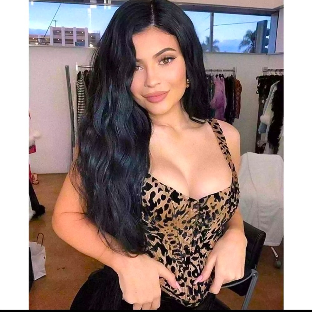 HOUSE OF CB Jacqueline Velvet Leopard Stretch Sexy Push Up Corset Bustier Top